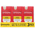 Community Coffee and Chicory Ground Coffee Pack, 3 ea