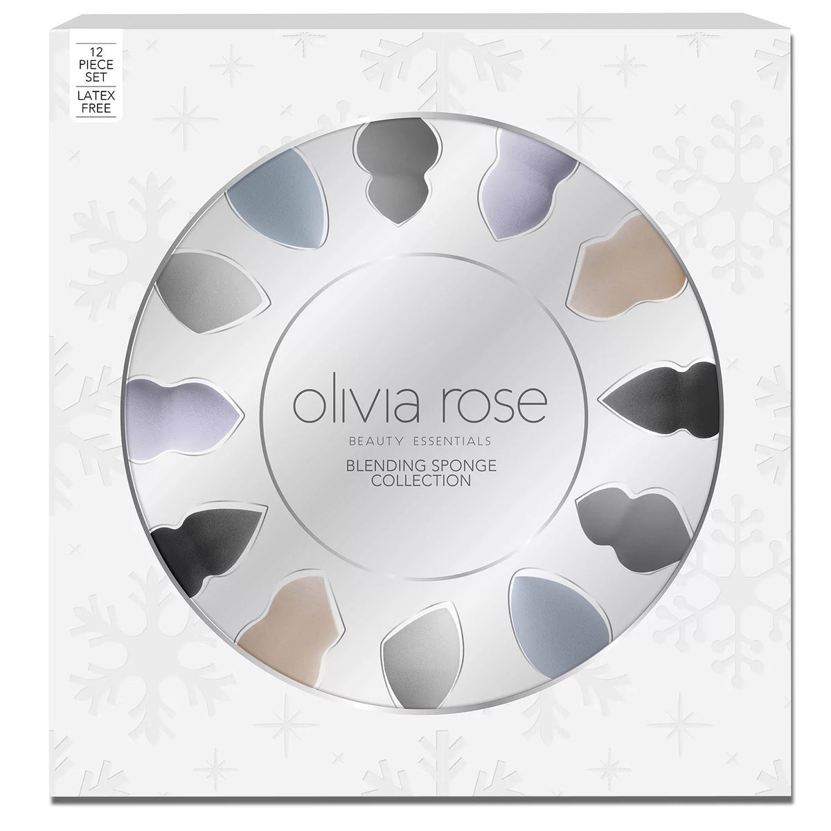 Olivia Rose Blending Sponge Collection, Snowflake, 12 ea