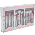 GloTech 12-Piece Makeup Brush Set, Marble, 1 ea