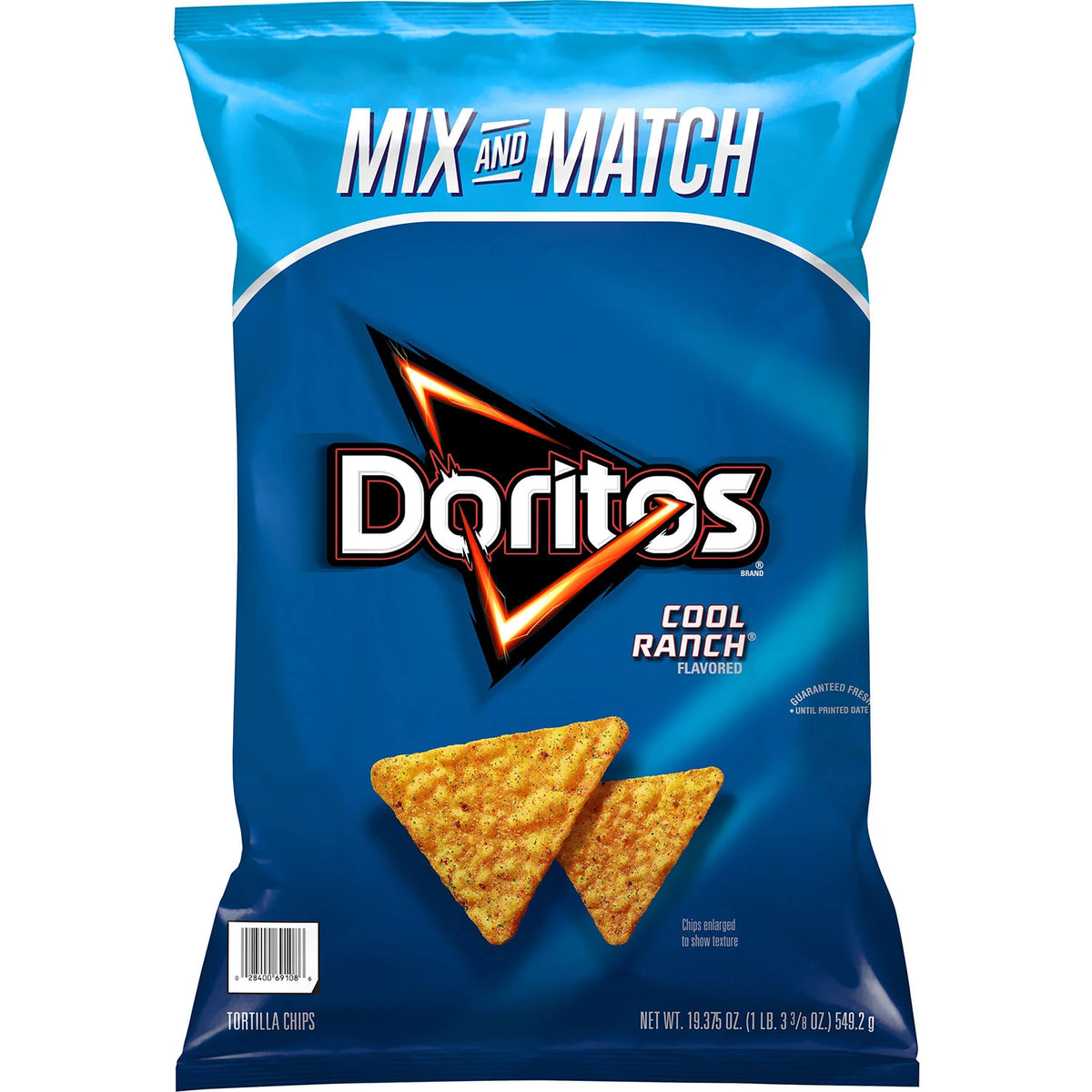 Doritos Cool Ranch Tortilla Chips, 19.375 oz
