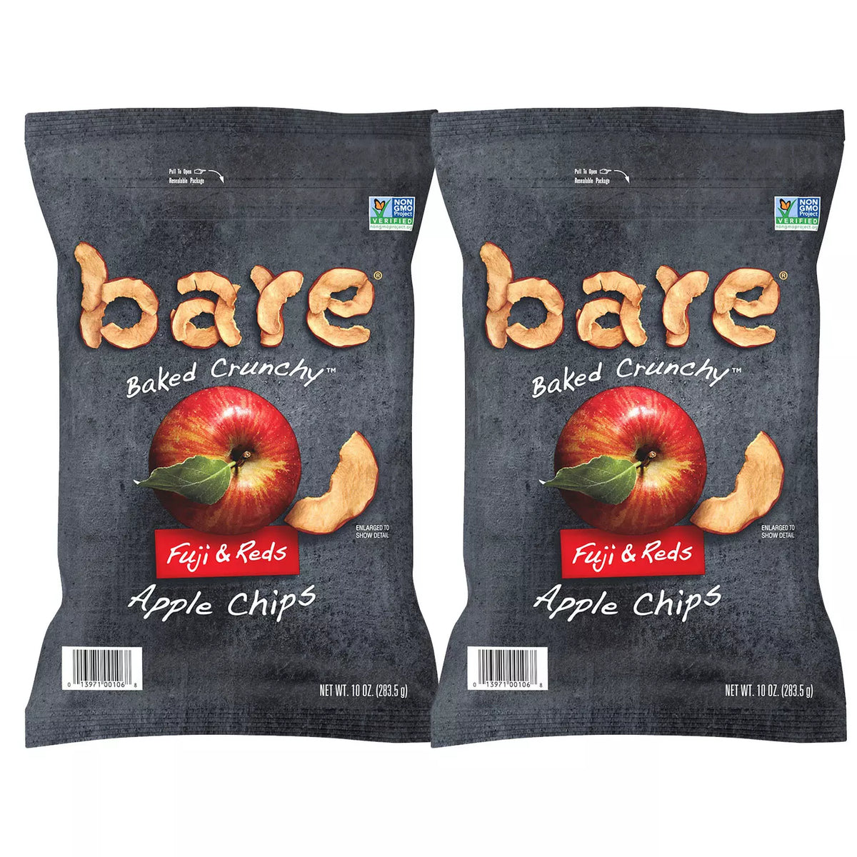 Bare Baked Crunchy Fuji and Reds Apple Chips, 2 ea