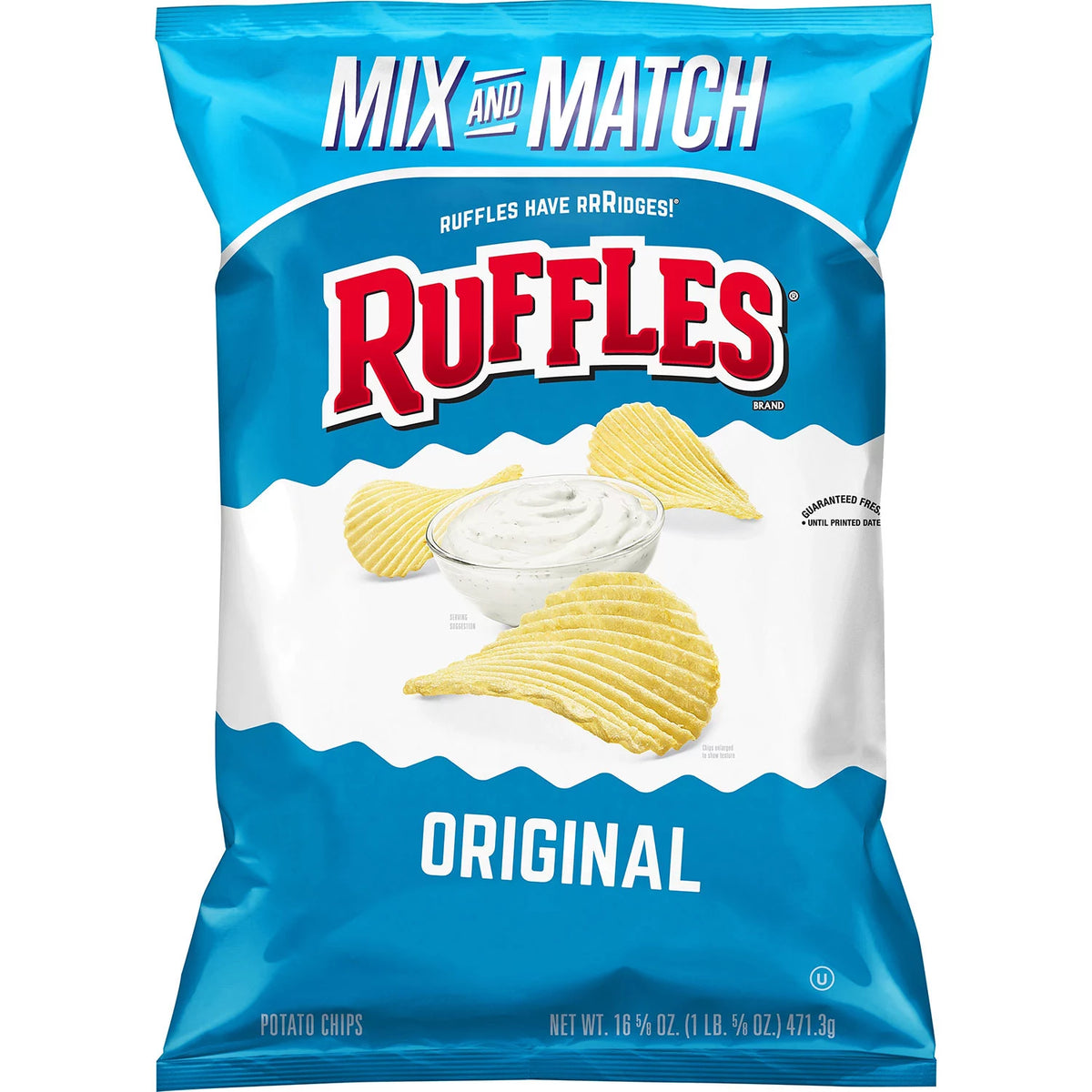 Ruffles Original Potato Chips, 16.625 oz