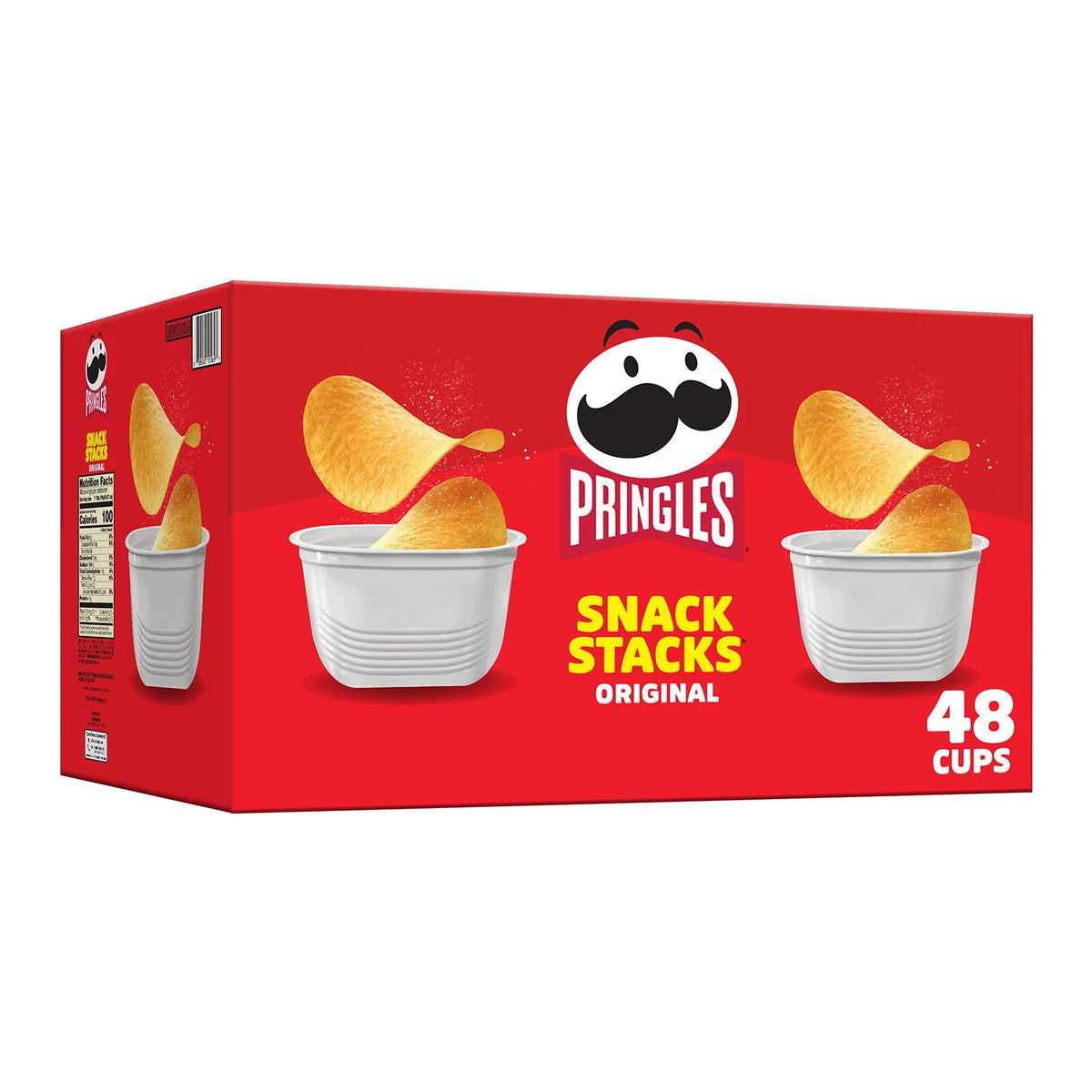 Pringles Snack Stacks Potato Crisps Chips, Original Flavor, 48 ea