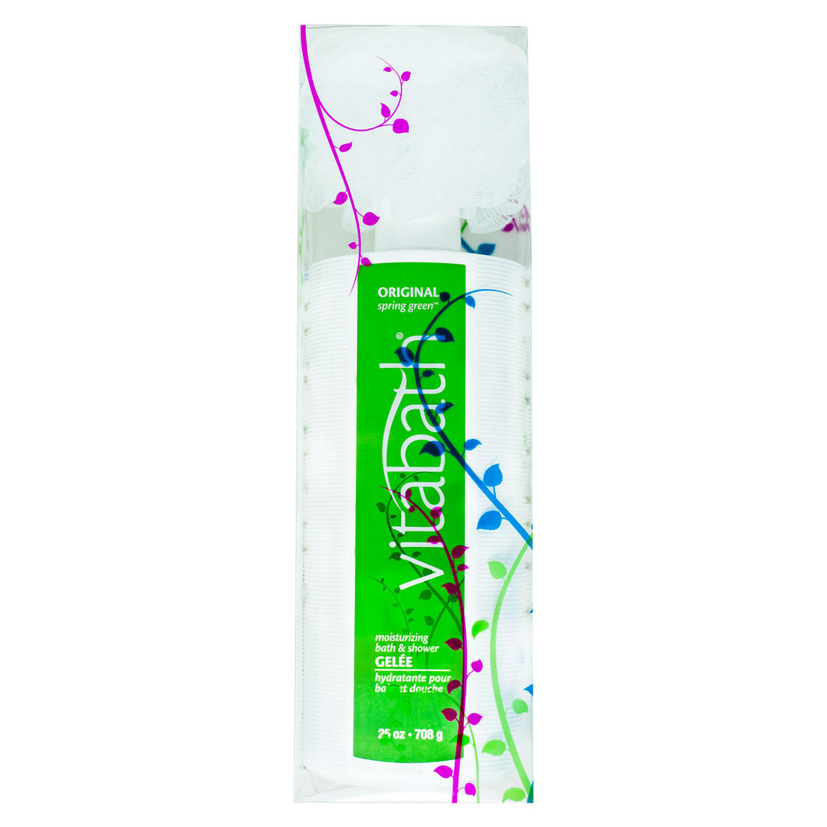 Vitabath Original Spring Green Gelée with Pump & Pouf, 25 oz