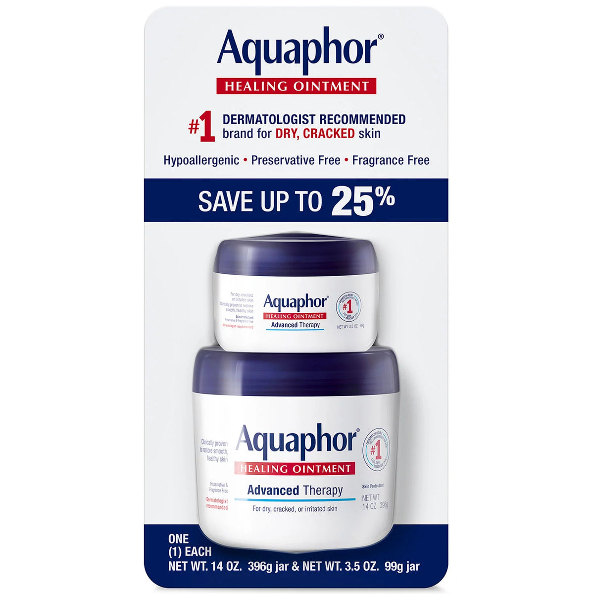 Aquaphor Healing Ointment, 17.5 oz