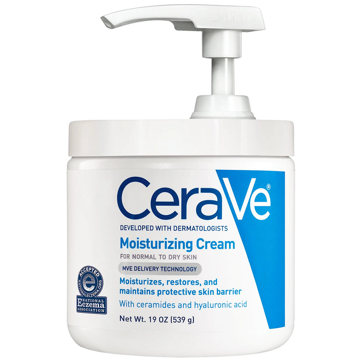 CeraVe Moisturizing Cream with Pump, 19 oz