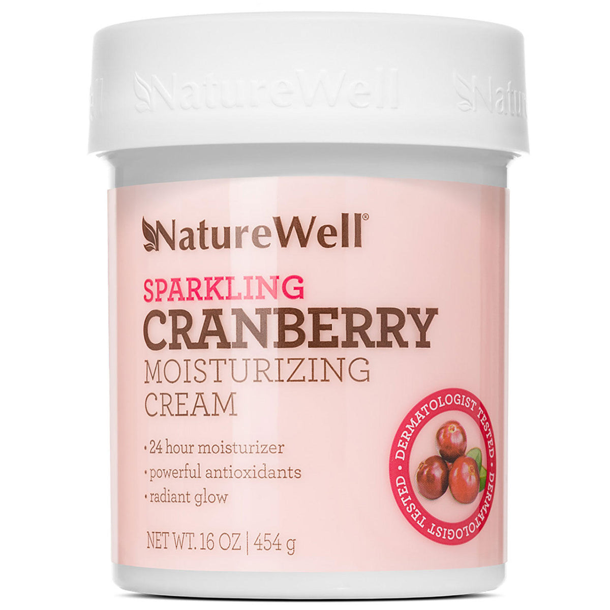 NatureWell Sparkling Cranberry Moisturizer, 16 oz