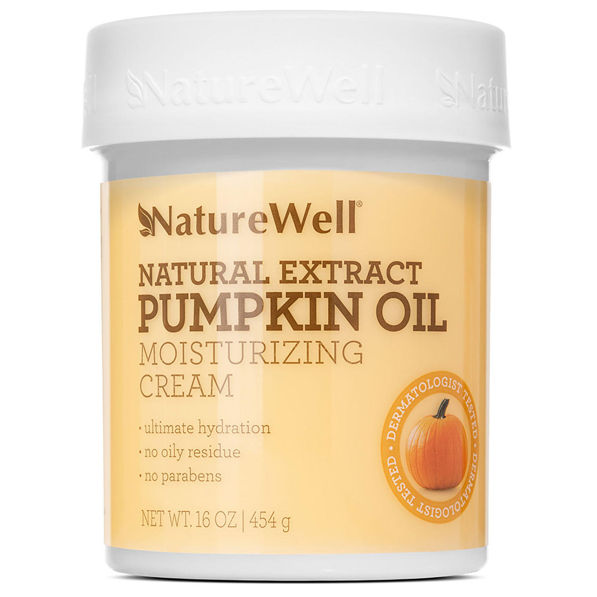 NatureWell Pumpkin Oil Moisturizing Cream, 16 oz