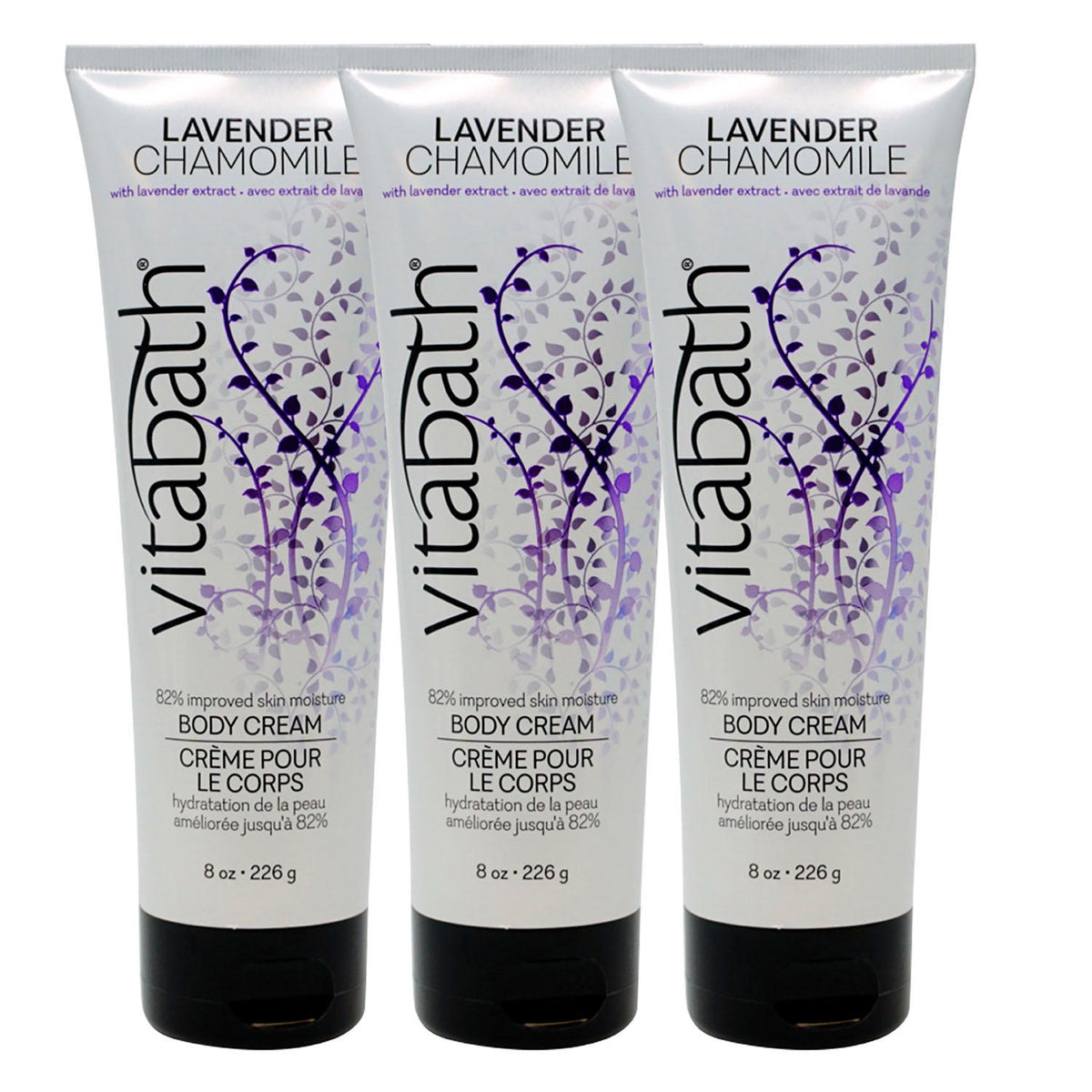 Vitabath Lavender Chamomile Body Cream, 3 ea