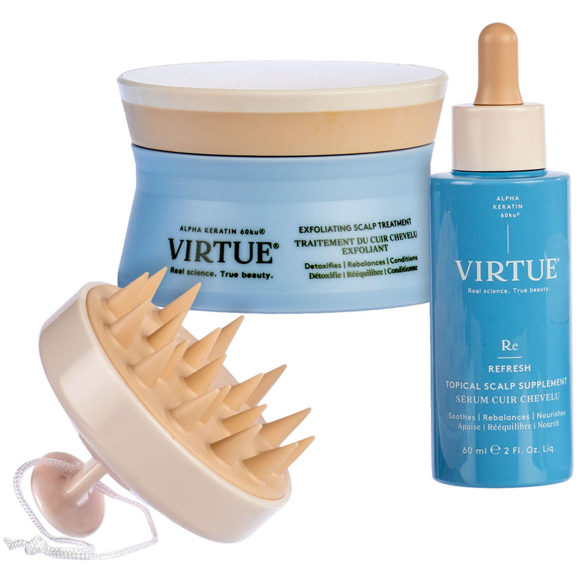 Virtue Scalp & Hair Treatment Kit, 1 ea