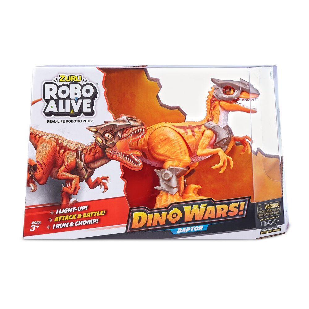 ZURU Robo Alive Dino Wars Electronic Raptor Toy, 1 ea