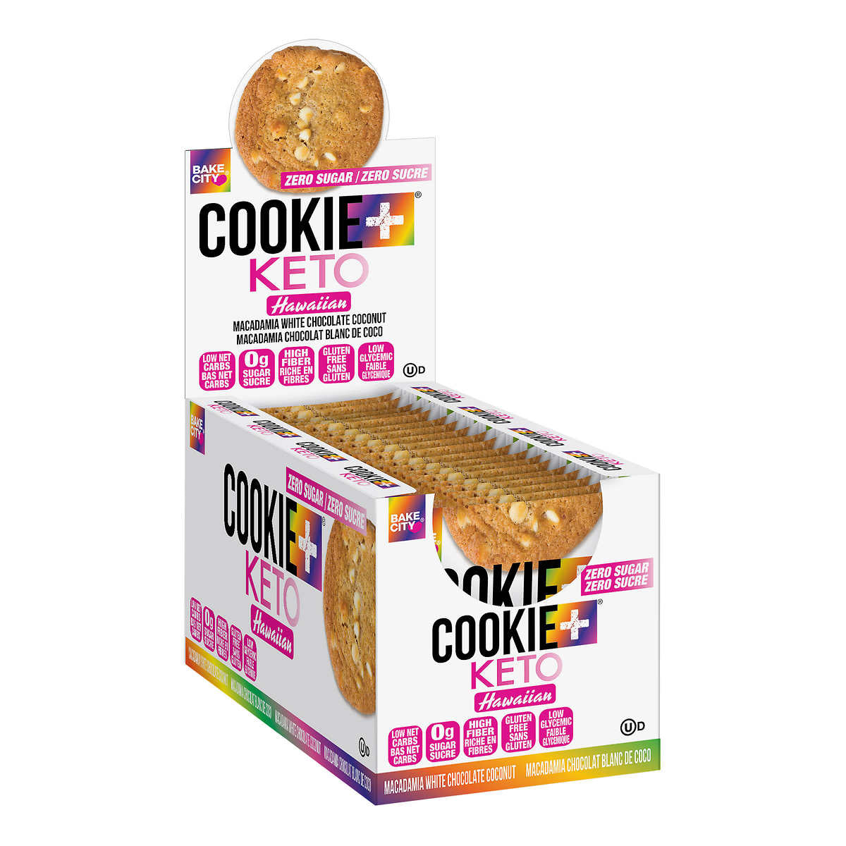 Bake City Cookies+Keto Pack, Hawaiian, 24 ea