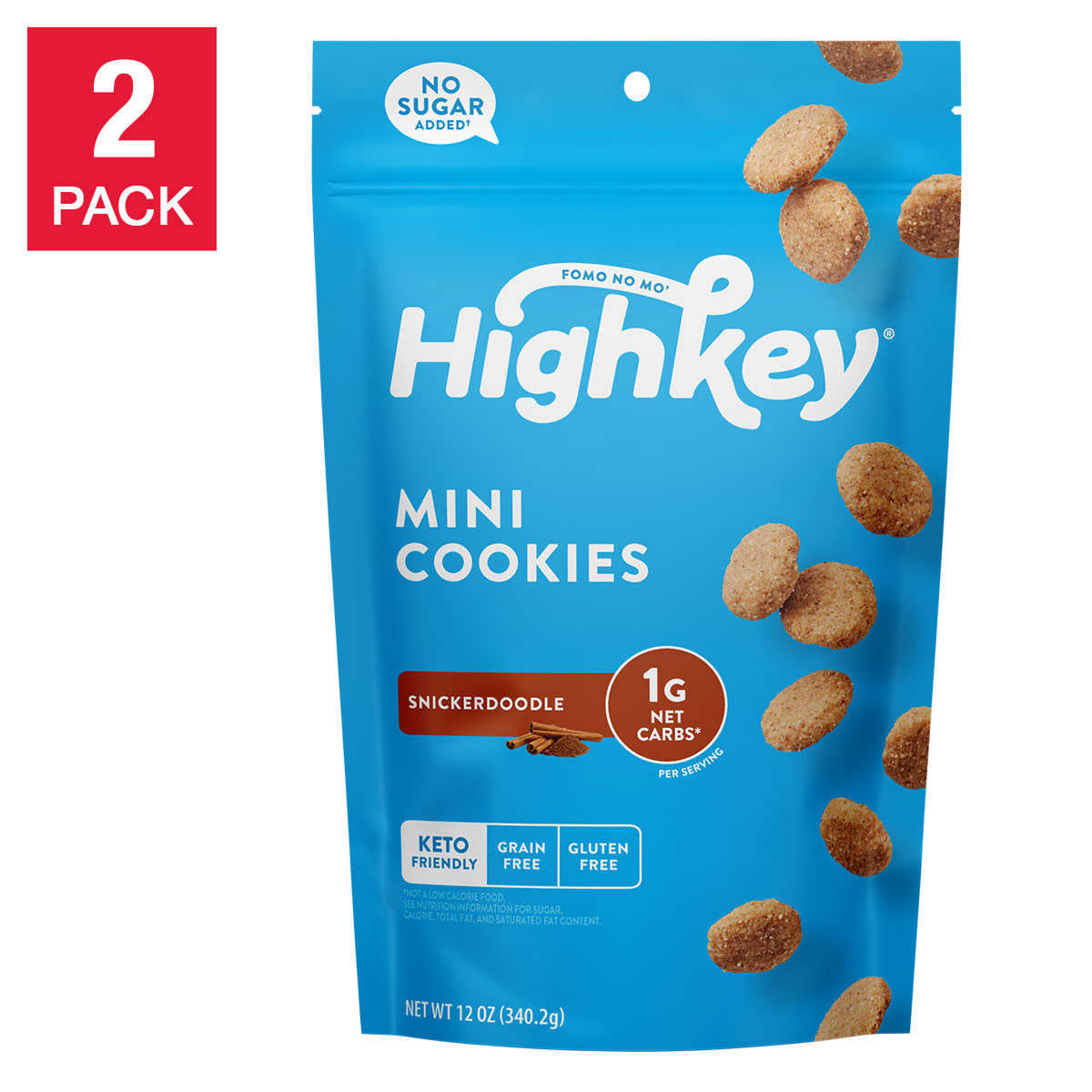 HighKey Snickerdoodle Cookies Bag, 2 ea