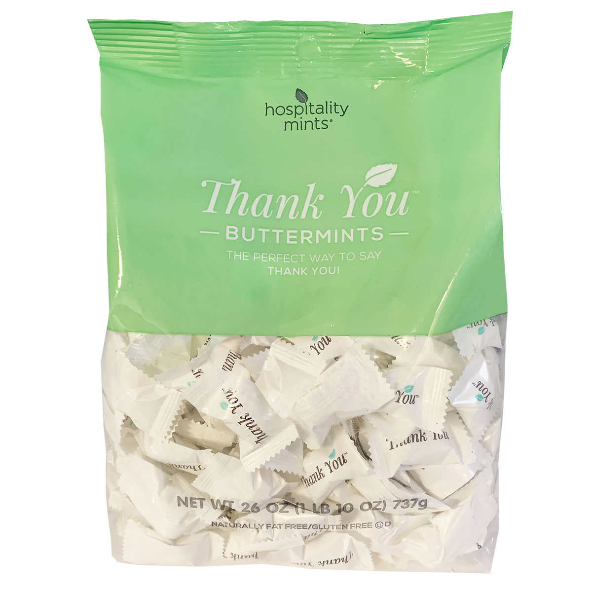 Hospitality Mints Thank You Buttermints, 26 oz