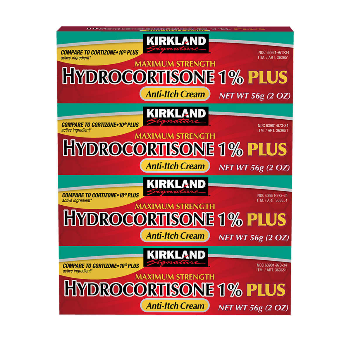 Kirkland Signature Hydrocortisone 1% Plus Anti-Itch Cream, 8 oz
