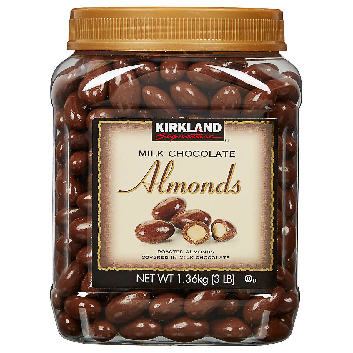 Kirkland Signature Almonds, Milk Chocolate, 1 ea