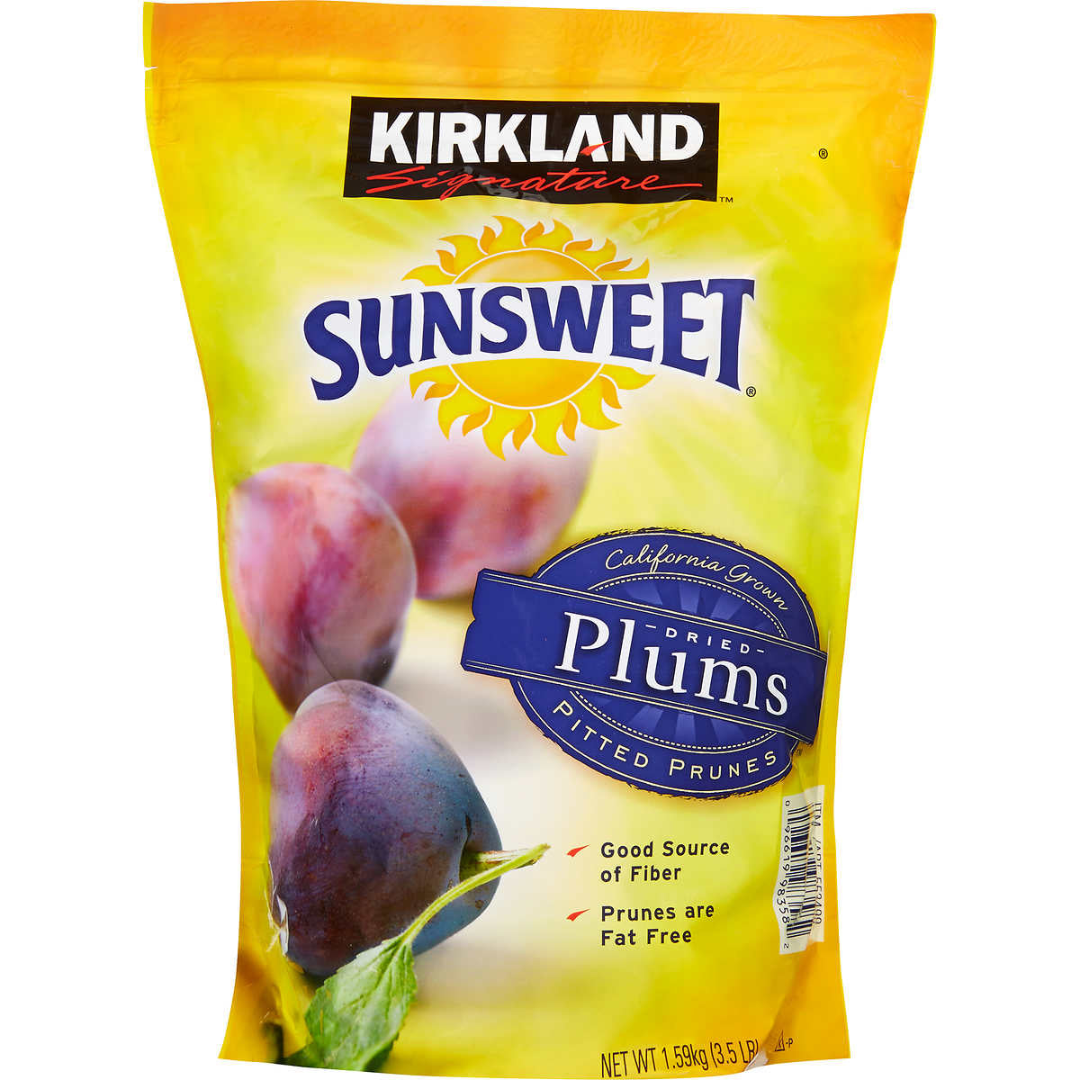 Kirkland Signature Sunsweet Whole Dried Plums, 1 ea
