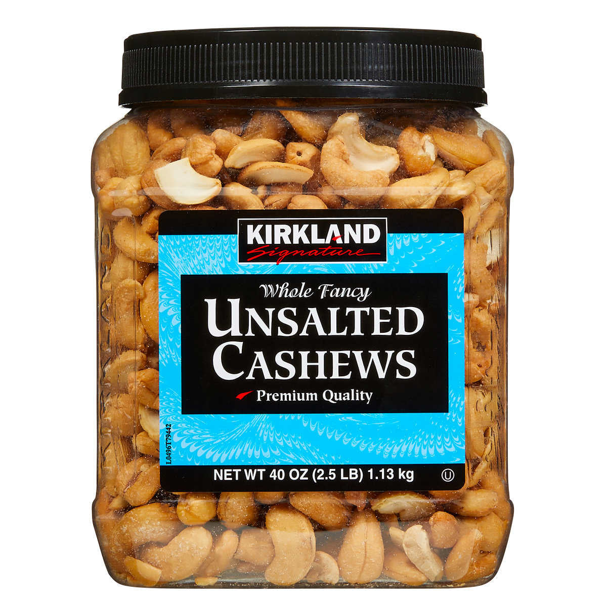 Kirkland Signature Whole Fancy Unsalted Cashews Pack, 1 ea