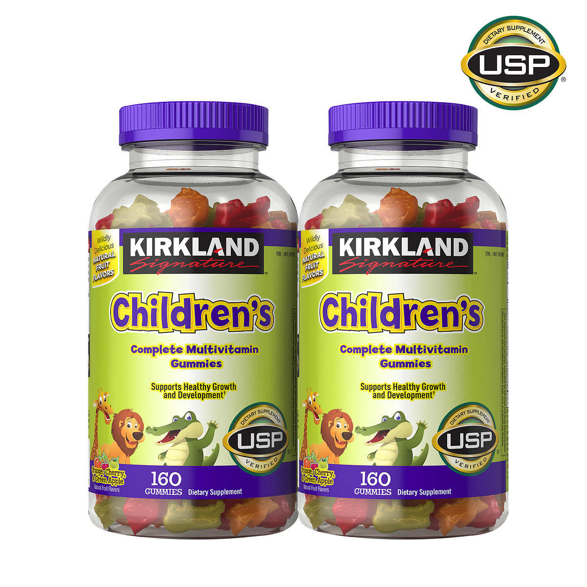 Kirkland Signature Children's Complete Multivitamin Gummies, 320 ea