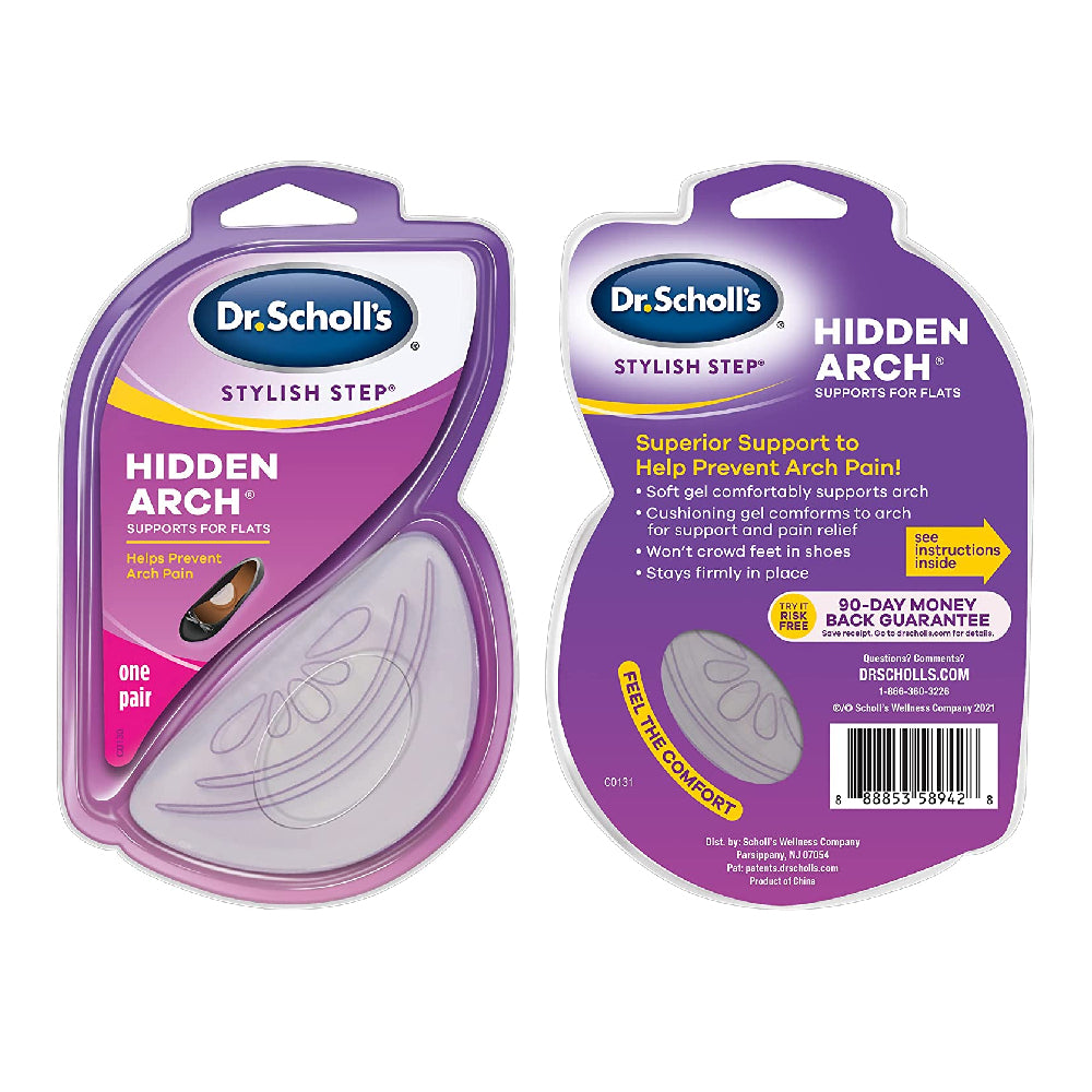 Dr. Scholl’s Stylish Step Hidden Arch Support for Flats, 1 pair